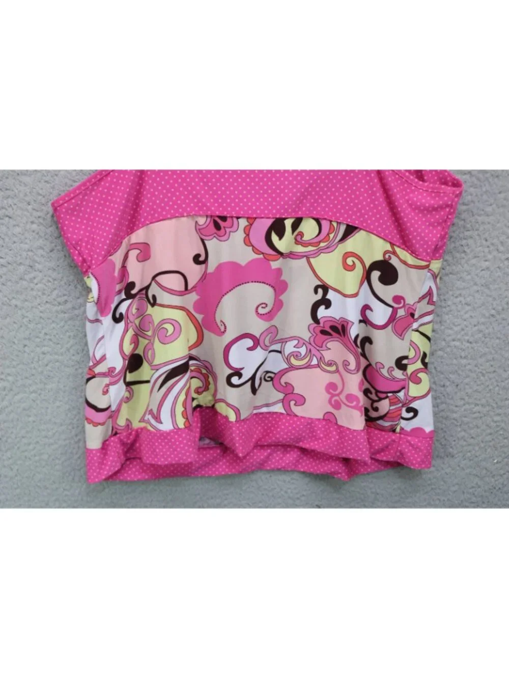 California Dynasty Babydoll 70's Style Pajama Set-Size Large-Shorts-Retro